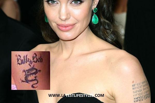Angelina Jolie Tattoo Design Pics