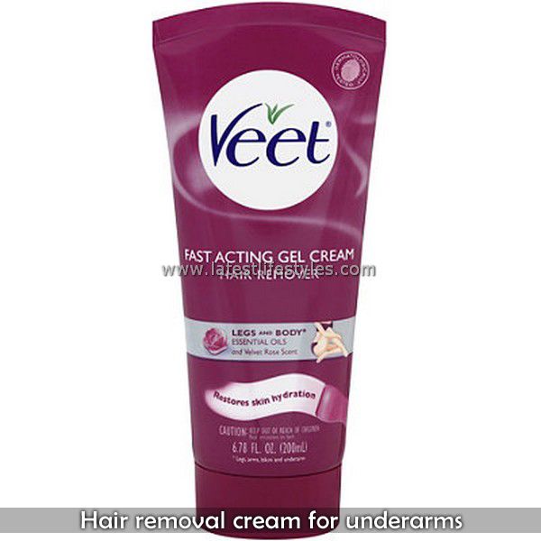 Hair removal cream for underarms